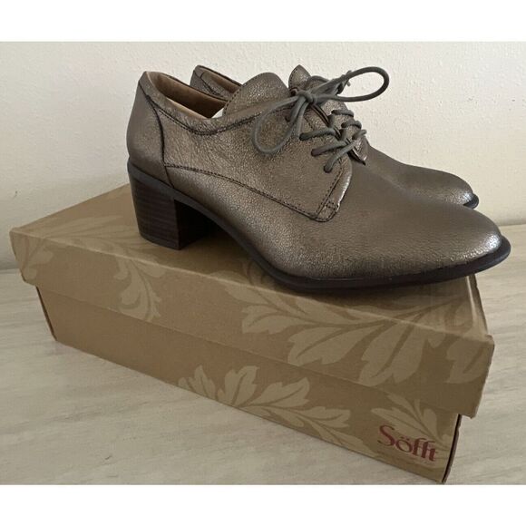 Sofft SF0008990 Sz 8.5M Metallic Copper Oxford Bootie Patience $180 - Picture 1 of 12